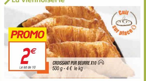 croissants pur beurre x10