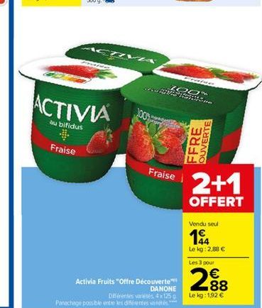 fruits Activia