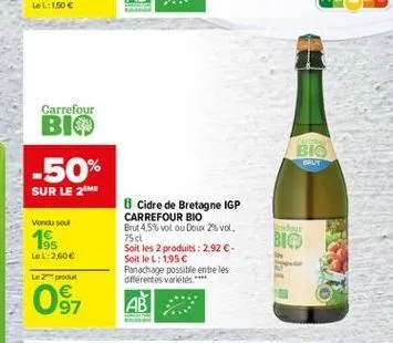 cidre carrefour