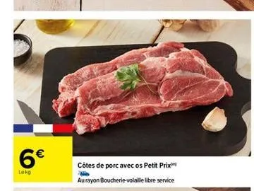 côtes de porc