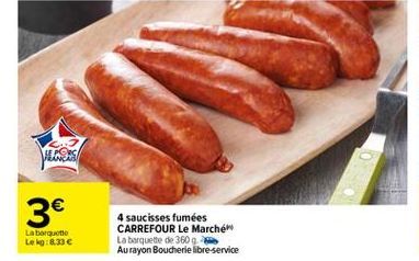 saucisses Carrefour