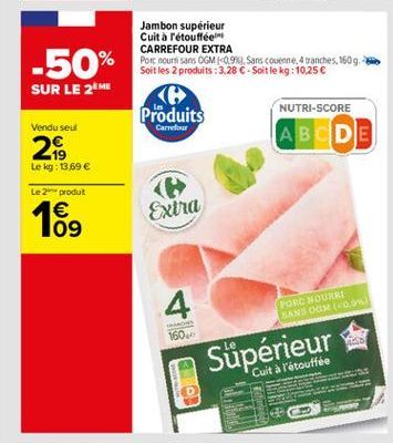 jambon Carrefour