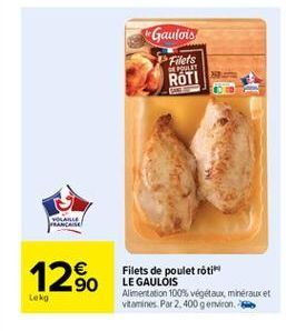 filets de poulet Le gaulois