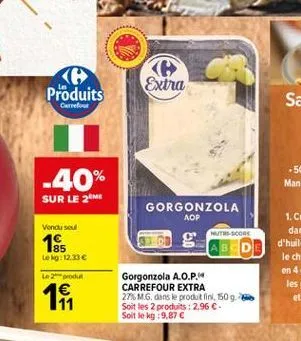 gorgonzola carrefour