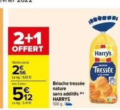 brioche tressée harry's