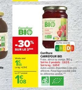 confiture Carrefour