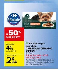 Produits  Carrefour  -50%  44.  224