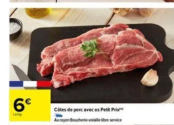 côtes de porc