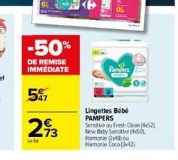 soldes Pampers