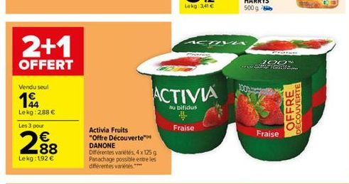 fruits Activia