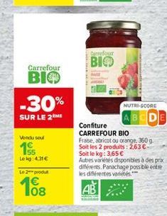 confiture Carrefour