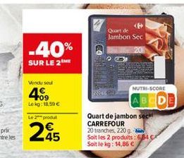 jambon Carrefour