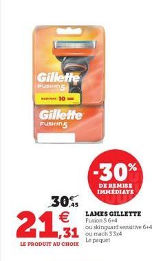 soldes Gillette