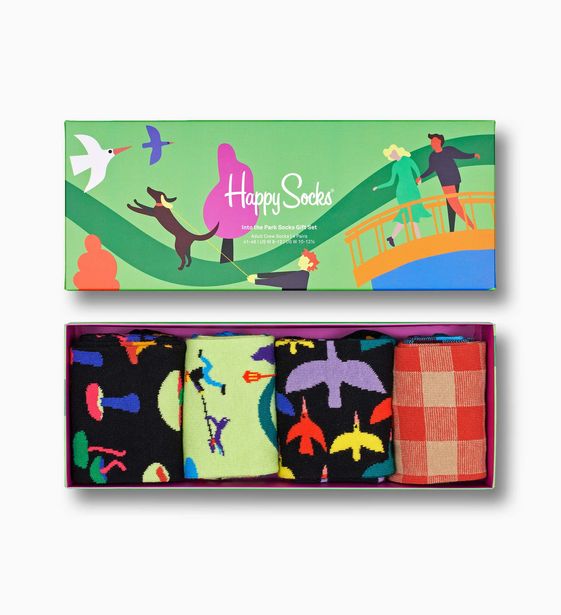 4-Pack Into The Park Socks Gift Set offre à 27€ sur Happy Socks