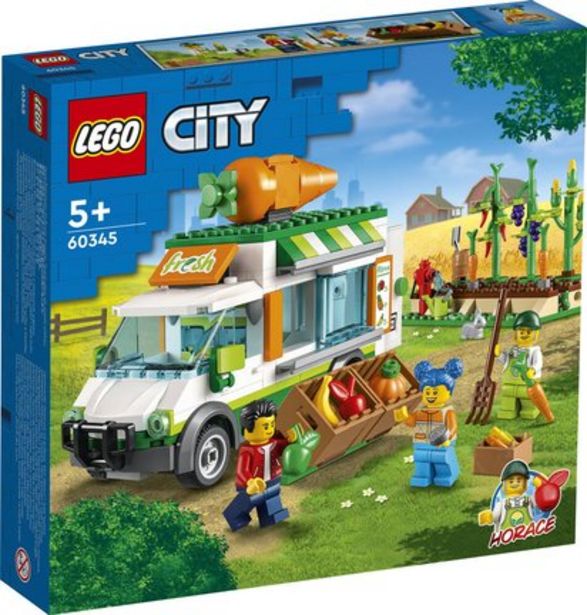 LEGO  CITY 60345 - LE CAMION DE MARCHE DES FERMIERS offre à 29,99€ sur JouéClub