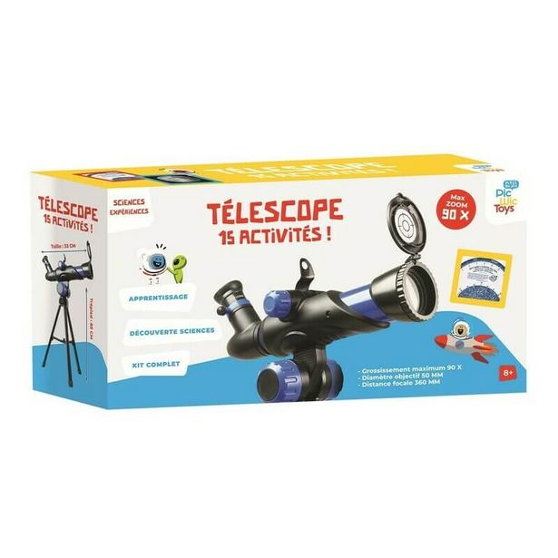 Télescope avec 15 activités offre à 29,99€ sur PicWicToys