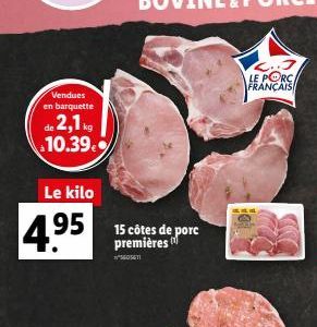 côtes de porc