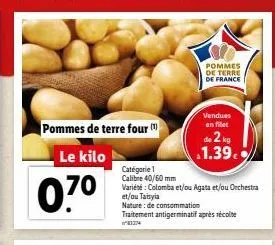 pommes de terre