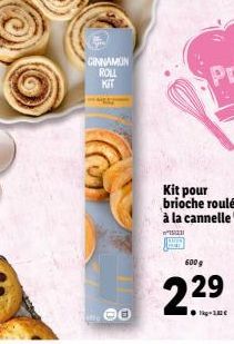 CINAMON  ROLL KIT  Kit pour  brioche roulée à la cannelle  6009  229