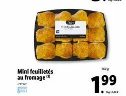 hillite  360  mini feuilletés au fromage)  199
