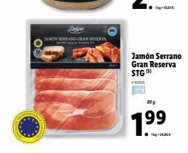 JAWON SERRANO GRAN SESA  Jamón Serrano Gran Reserva STG  209  1  799