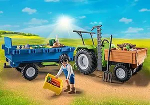 71249 Tracteur avec remorque offre à 37,99€ sur Playmobil