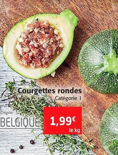 courgettes rondes