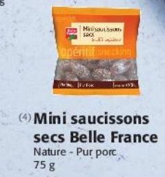 Mini saucissons secs Belle France