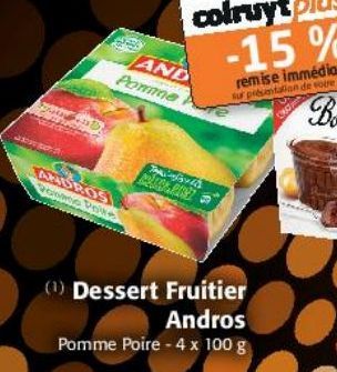Dessert Fruitier Andros