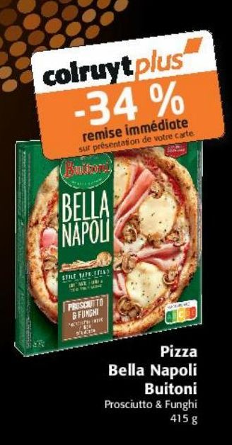 Pizza Bella Napoli Buitoni