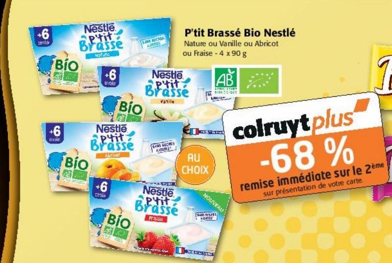 P'tit Brassé Bio Nestlé