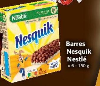 Barres Nesquik Nestlé