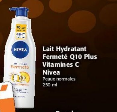 Lait hydratant Fermeté Q10plus Vitamines C Nivea