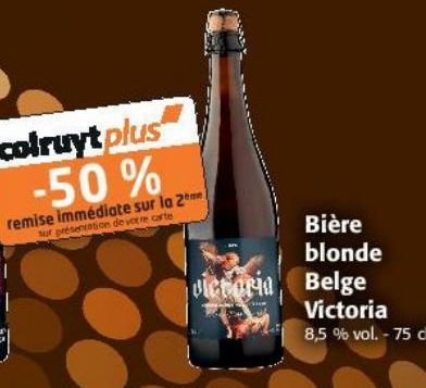 bière blonde Belge Victoria