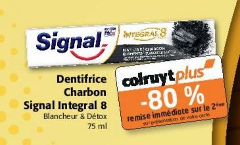 Dentifrice Charbon Signal Intégral 8