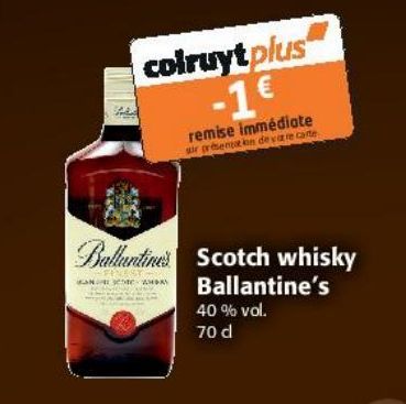 Scotch whisky Ballantine's