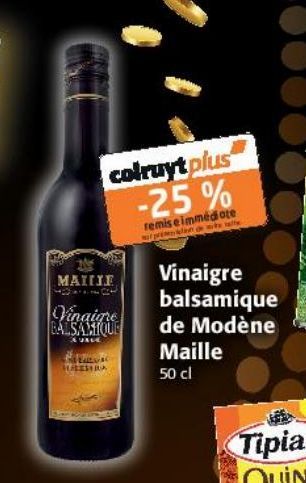 Vinaigre balsamique de Modène Maille