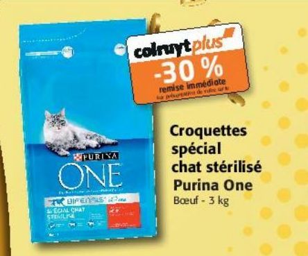 Croquettes spécial chat stérilisé Purina One