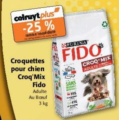 Croquettes pour chien Croq'Mix Fido