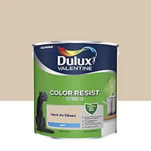 Peinture murs et boiseries Color Resist cuisine Dulux Valentine mat vent du désert 2,5L offre à 34,93€ sur Castorama