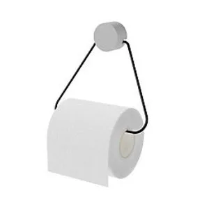Dérouleur papier toilette Elland Noir & Gris nuage GoodHome offre à 10,43€ sur Castorama