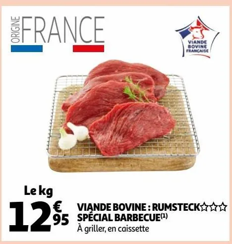 viande bovine: rumsteck spécial barbecue