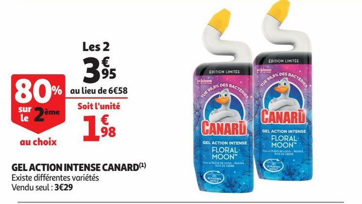 GEL ACTION INTENSE CANARD