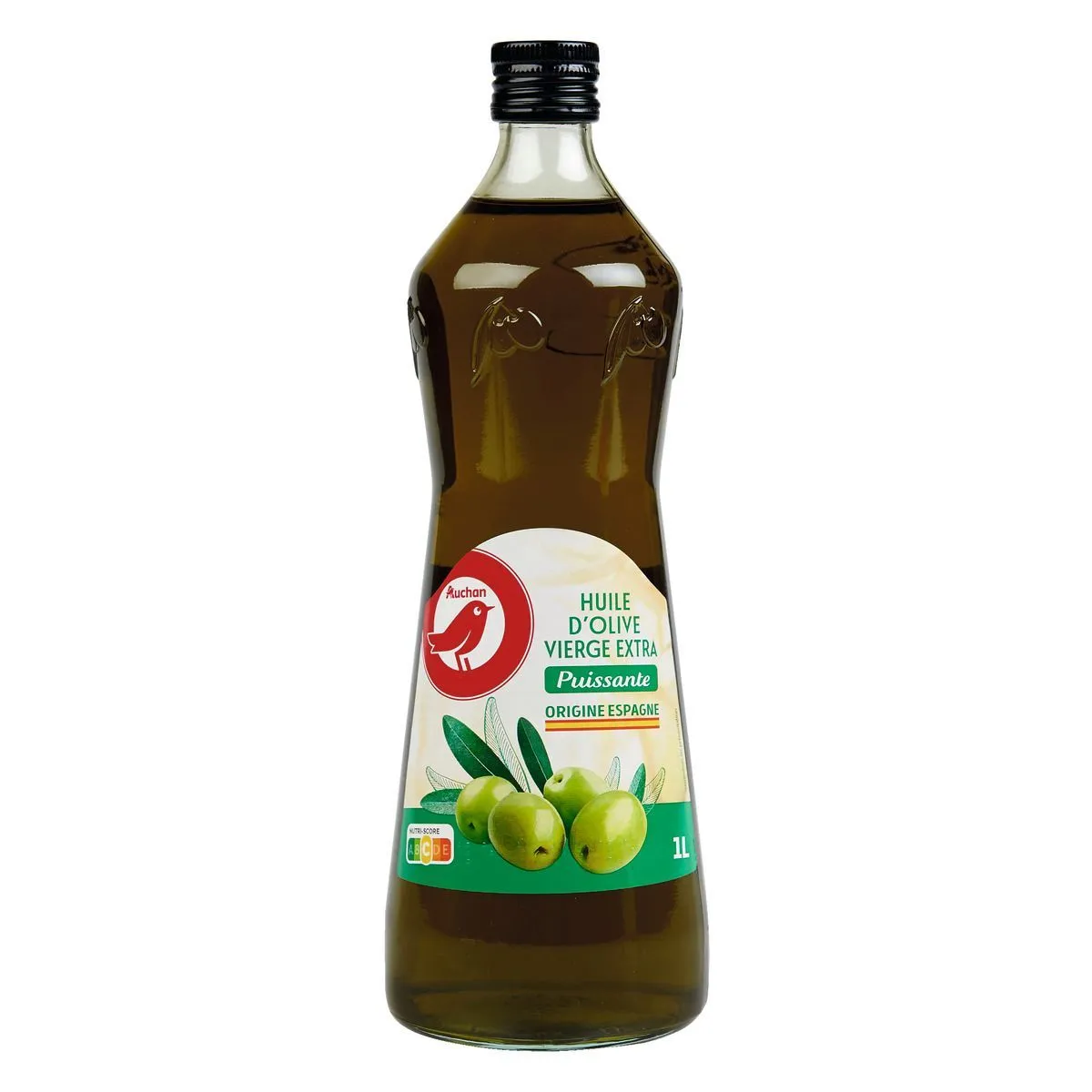 huile d'olive vierge extra puissante auchan