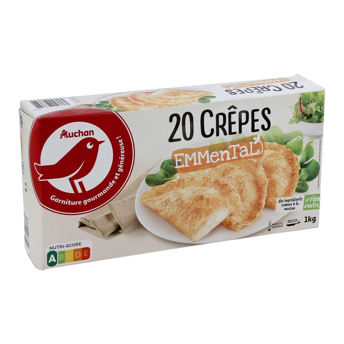 CRÊPES EMMENTAL SURGELÉES AUCHAN