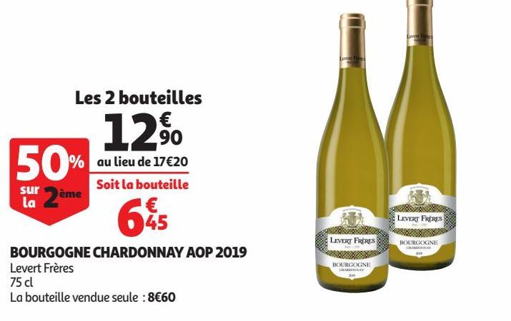 BOURGOGNE CHARDONNAY AOP 2019