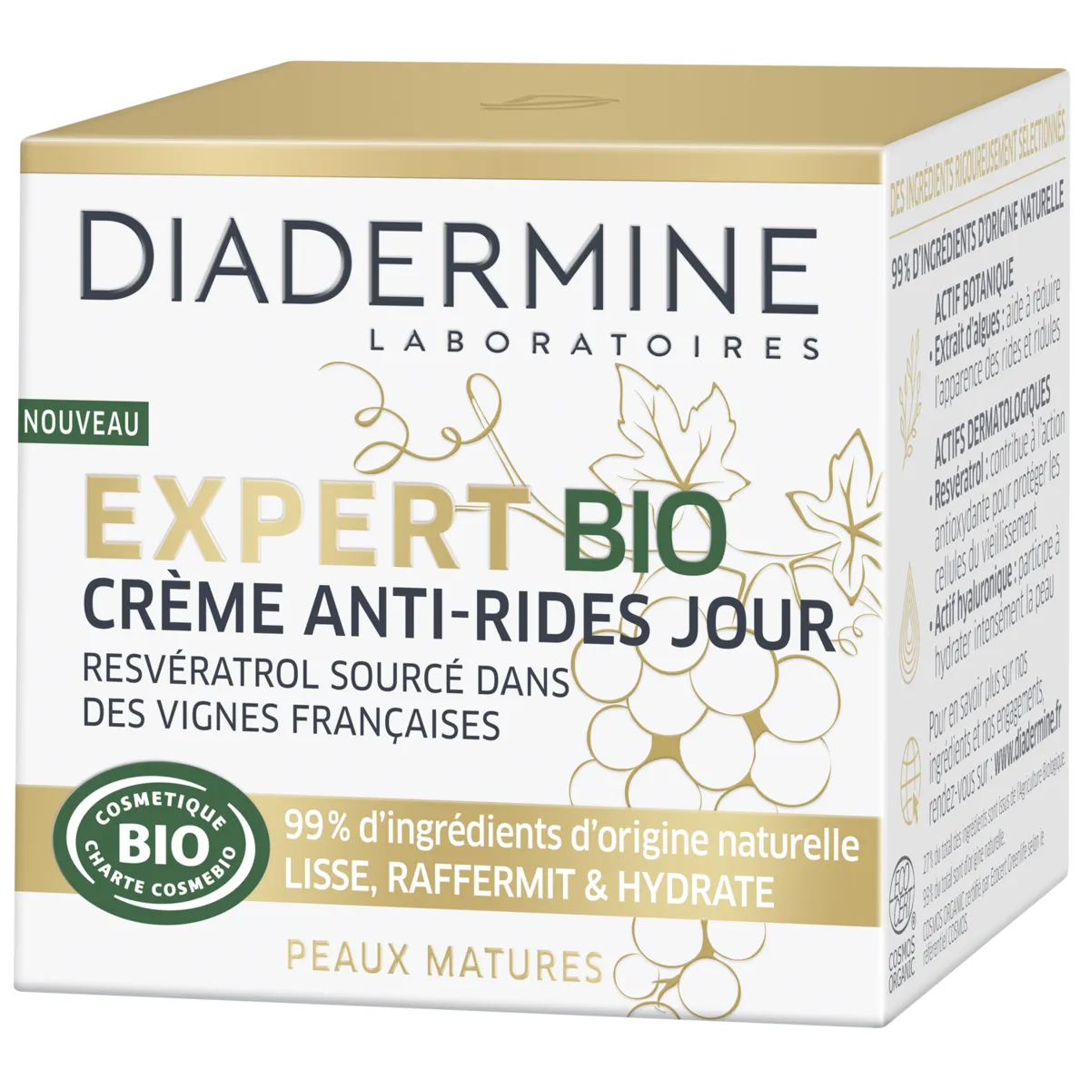 crème anti-rides expert bio diadermine