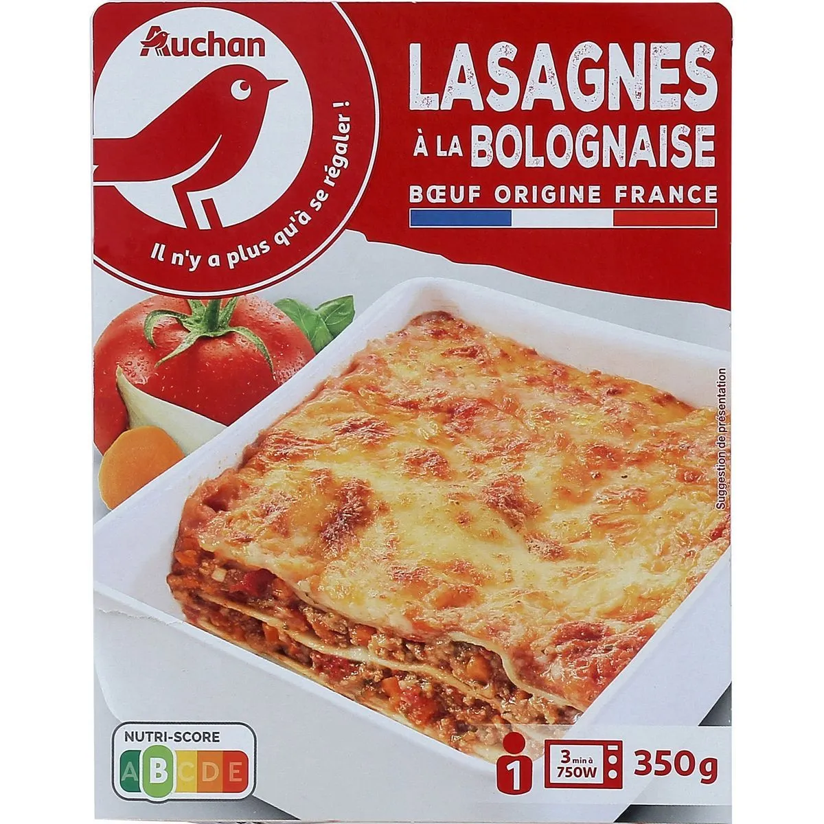 lasagnes à la bolognaise auchan