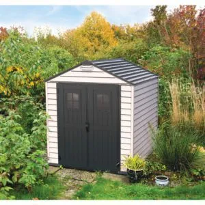Abri de jardin STOREMAX PVC 4,41m² Dark Grey - Duramax offre à 699€ sur Gamm vert