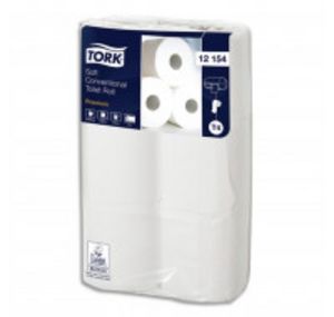 Paquet de 6 Rouleaux Papier toilette Premium micro gaufré 2 plis 198 feuilles -TORK offre à 5,82€ sur Top Office